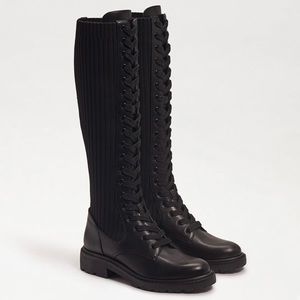 Brand New Sam Edelman Tall Black Lace Up Boots. Price negotiable